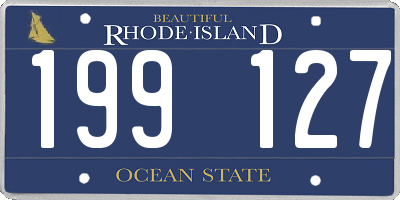 RI license plate 199127