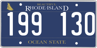 RI license plate 199130