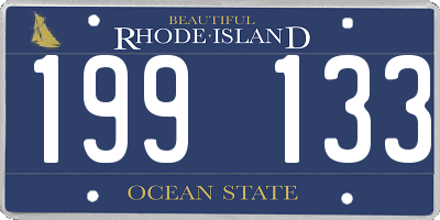 RI license plate 199133
