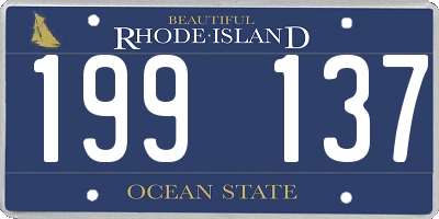 RI license plate 199137