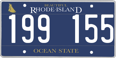 RI license plate 199155