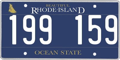 RI license plate 199159