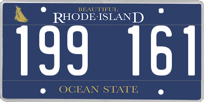 RI license plate 199161