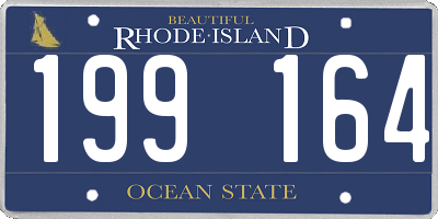 RI license plate 199164