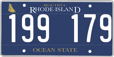 RI license plate 199179