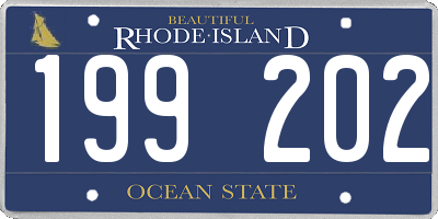 RI license plate 199202
