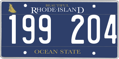 RI license plate 199204