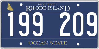 RI license plate 199209