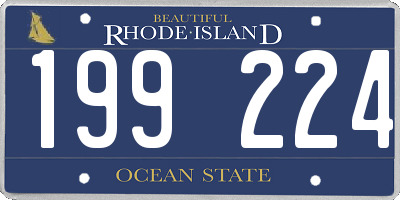RI license plate 199224