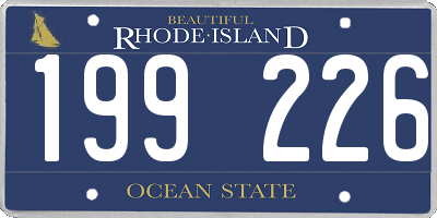 RI license plate 199226