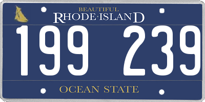 RI license plate 199239