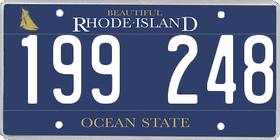 RI license plate 199248