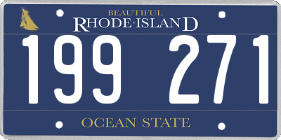 RI license plate 199271