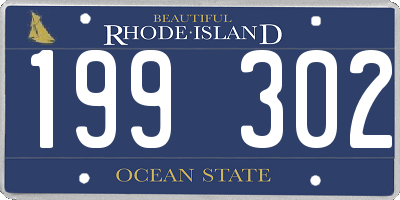 RI license plate 199302