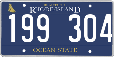 RI license plate 199304