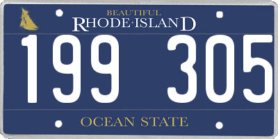 RI license plate 199305