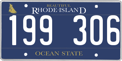 RI license plate 199306