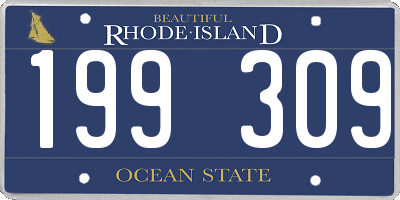 RI license plate 199309