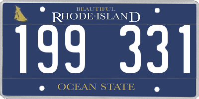 RI license plate 199331