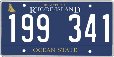 RI license plate 199341