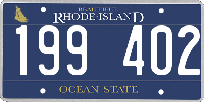 RI license plate 199402