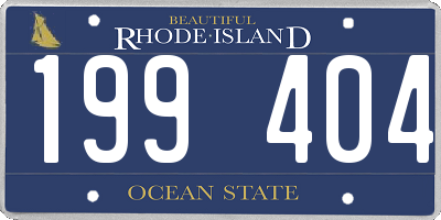 RI license plate 199404