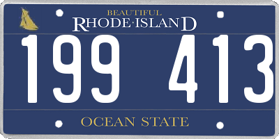 RI license plate 199413