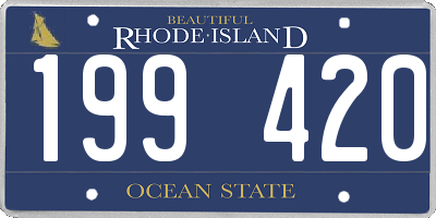 RI license plate 199420