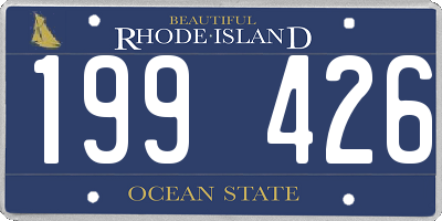 RI license plate 199426