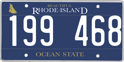 RI license plate 199468
