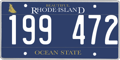 RI license plate 199472