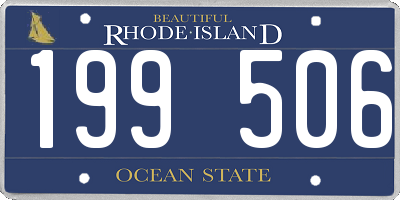 RI license plate 199506