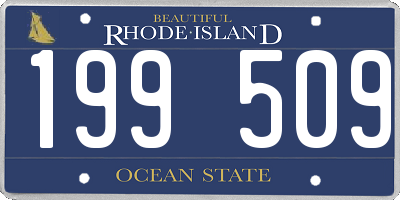 RI license plate 199509