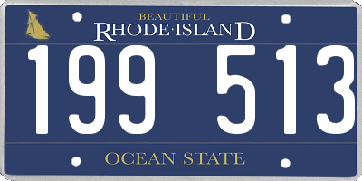 RI license plate 199513