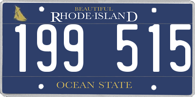 RI license plate 199515