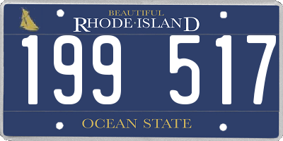 RI license plate 199517