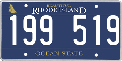RI license plate 199519