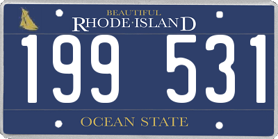 RI license plate 199531