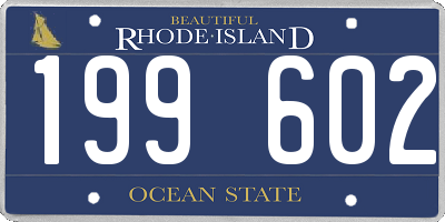 RI license plate 199602