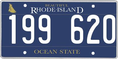 RI license plate 199620