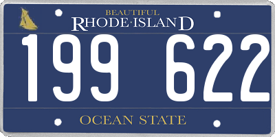 RI license plate 199622