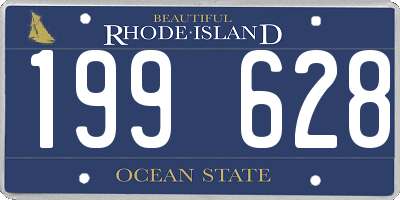 RI license plate 199628