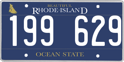 RI license plate 199629