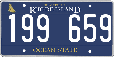 RI license plate 199659