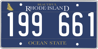 RI license plate 199661