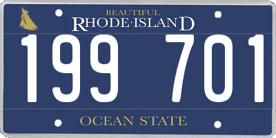 RI license plate 199701