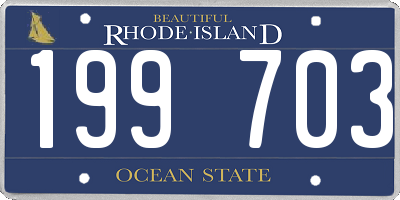 RI license plate 199703