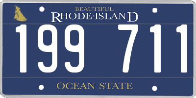 RI license plate 199711