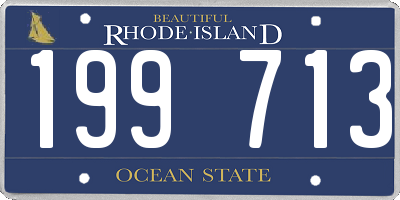 RI license plate 199713