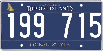 RI license plate 199715
